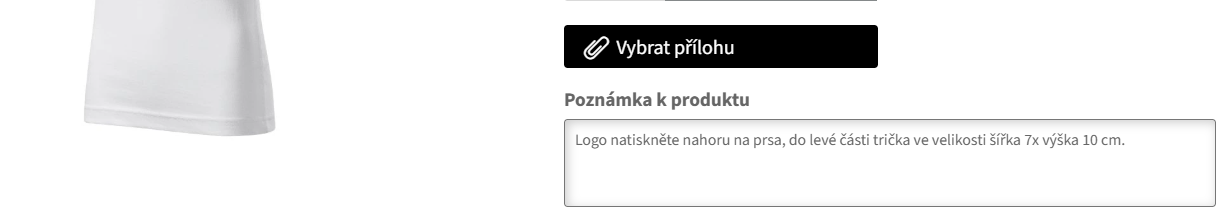 poznámka k produktu